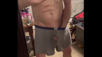 Verification Video - cock, shaved, man, dick, horny, guy, balls, mirror, hardon, dilf, boner, erection, pecker, boxer-sho - Video 1677590