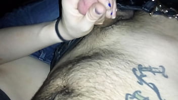 Blowjob From Wife - milf, brunette, cum-in-mouth - Video 1739329