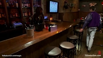 Trans Bind And Fuck Two Althletes