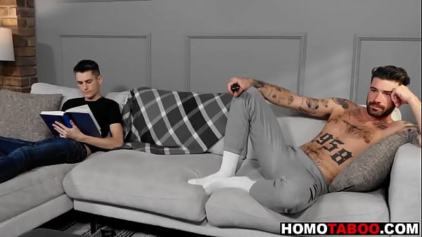 Gay Stepson Rides Big Cock Of His Stepdad
