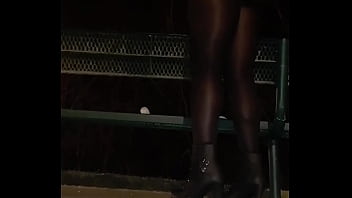 Kyla Throatz Outside With Dildo