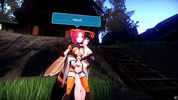 Monster Girl Island [monthly Patreon Choice Hentai Game] Ep.5 Naughty Kitsune Woman Foundle A Monster Girl Tits