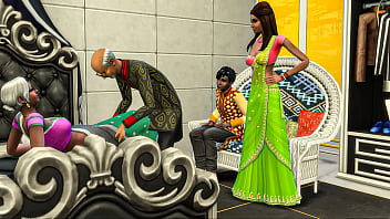 Stepbrother And Stepsister Watch Their Stepmom And Step Dad Have Sex In Front Of Them - Desi Teen Fuck