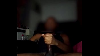 Twitter Pleasuredee1 Jerking My Big Black Cock.. I Was 2 Days Backed Up