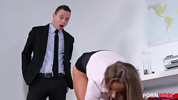 Young Professional Seduced By Horny Milf Boss Nikki Nuttz At The Office Gp2287 - anal, babe, blowjob, handjob, brunette, doggystyle, gagging, high-heels, vibrator, lingerie, cowgirl - Video 1658390