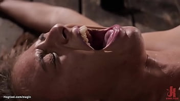 Bound Hairy Babe Anal Fisted