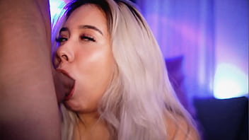 Beautiful Colombian Blonde With An Angelic Face Loves To Suck Cock