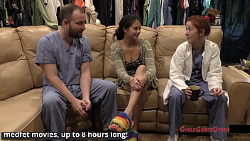 Angel Santana' 1st Gyno Exam Ever Caught On Hidden Camera With Doctor Tampa @girlsgonegyno Reup