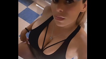 Boobs Angela In Black Bikini