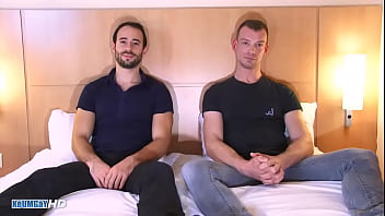 Nextdoor Guy Gets Wanked His Big Cock By Us In Spite Of Himself