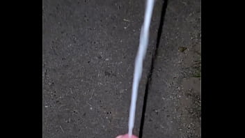 Big Cumshot In Parking Lot