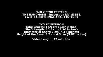 Emily Pink Testing The Handmade Inspection Kit Size L (with Additional Anal Fisting) Twt165 - anal, sexy, beauty, missionary, hispanic, barefoot, brown-eyes, black-hair, indoor, prolapse, monste - Video 1577201