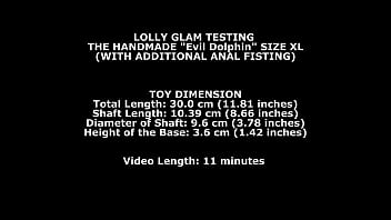 Lolly Glams Testing The Handmade Dolphin Size Xl (with Additional Anal Fisting) Twt134