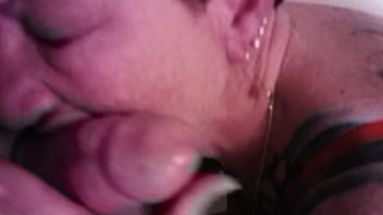 Hot Mature Deepthroating In Red Lingerie And Heels