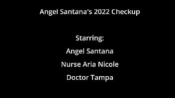 Angel Santanas 2022 Yearly Gyno Exam With Doctor Tampa _ Chaperone Nurse Aria Nicole Caught Of Hidden Camers At Girlsgonegyno Reup