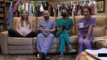 Very Pregnant Nurse Nova Maverick Sneaks Into Doctor Tampa' Clinic To Use The New Ultrasound Machine To Examine Herself @girlsgonegyno Reup