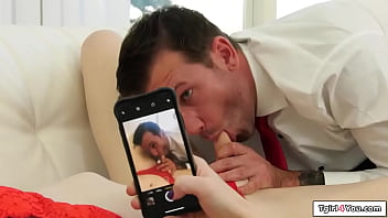 Tgirl4you.com - Trans Shiri Allwood Welcomes Bf With A Bj