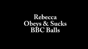 Rebecca Sucks Her Master' Cock