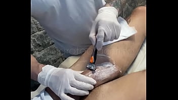 Shaving Balls With Happy Ending