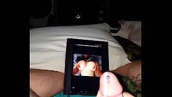 Jacking Off To Valerie' Big Tits Until I Blow My Load