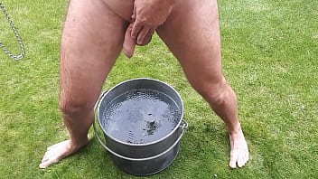 Lifting Weight On Cock And Balls