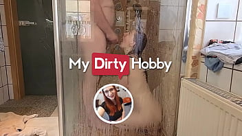 (finafoxy) Lost Track Of Time While In The Shower Forgot That Her Stepdad Is About To Get Ready - My Dirty Hobby
