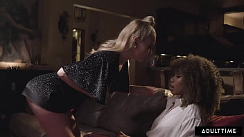 Adult Time - Milf Escort Aaliyah Love Gives Jenna Foxx Her First Lesbian Experience!