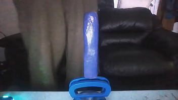 Bored Riding Thick Mounted Dildo No Warm Ups :p