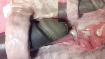 Getting Fucked By A Big Black Dildo Till I Cum By A55b4nd1t