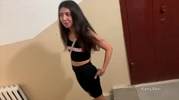 Cute Porn Actress Katty West Agreed To Have Sex With A Stranger For Money