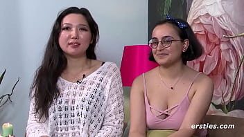 Lesbische Mädels Haben Heißen Sex Miteinander