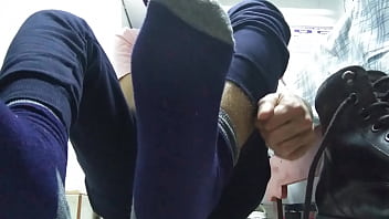 Lick My Big Boots And Sweaty Male 9.5 Feet