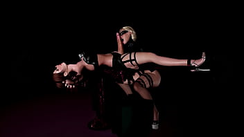 3d Bdsm Futanari - Dominante Girl Fucking Dickgirl Milf, Bondage