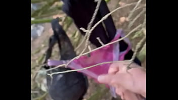 Neighbours Underwear Cummed On In Nature