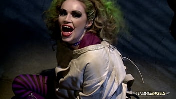 Sexy Catwoman Sharing A Dick With A Kinky Slut