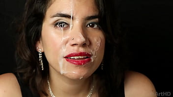 After Party Facial (massive Facial With A Big Smile, Cumplay And Swallow!)