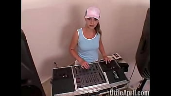 Little April Remix Dj And Fingering Pussy