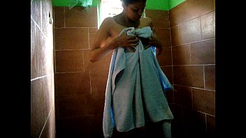 Hot Brazillian Girl Strip Shower