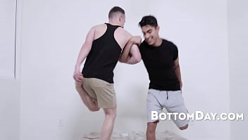 Hopping Game Decides Who Gets To Be The Bottom