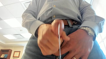 Fit Stroking Nice Circumcised Cock To Huge Cum Blast