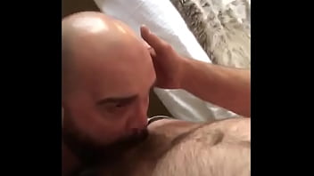 Blowing A Hairy Flight Attendant