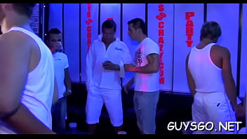 Lewd Bunch Has A Nice Time - anal, blowjob, party, gay, orgy, group-sex - Video 1623415