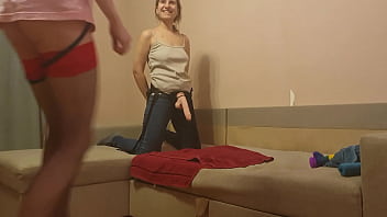 Sasha Earth Gets Strap On Fucking Sex Toy From Anastasia Mistress