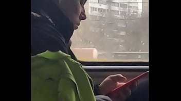 Suburban Train Public Jerkoff