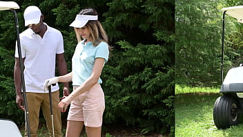 Hole In 1: Gold Coach Uses His Big Black Driver To Make Francys Belle Squirt Hard Gp2019