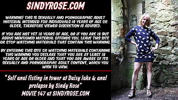 Self Anal Fisting In Tower At Daisy Lake _ Anal Prolapse By Sindy Rose