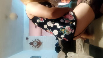 Trans Juega Con Su Dildo