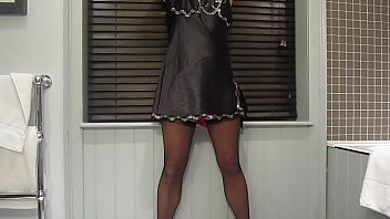 Sissy Slut Jenny Bell Playing In Nightie And Pink Panties - Part 1