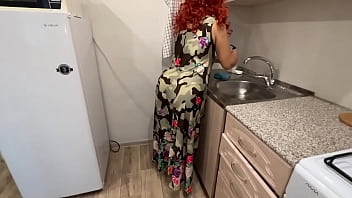 Stepmom Twists Her Big Ass And Hopes For Anal Sex With Her Son