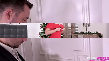 Super Hot Latina Ginebra Bellucci' Hairy Pussy _ Ass Fucked On Christmas Gp1119